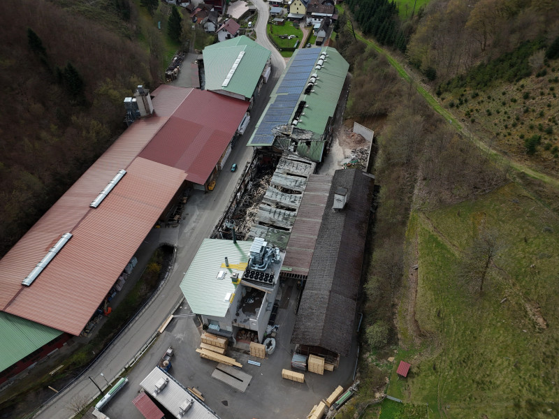 Update zum Brand in unserer Produktion