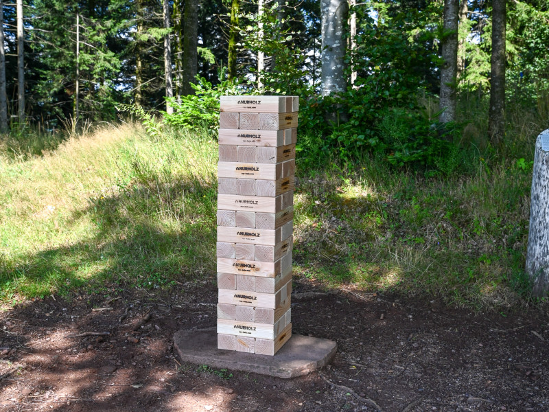 Neue Spielklötze für den Vesperweg in Oberharmersbach