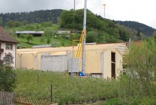 Hay drying hall in NUR-HOLZ construction