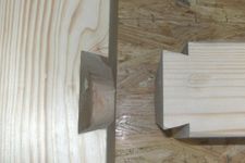 Wood joint dovetail