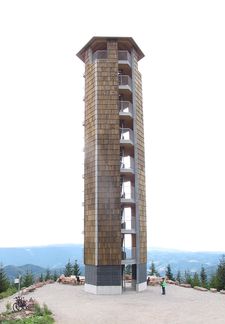 Buchkopfturm: joinery of the cross laminated timber elements