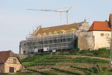 Rénovation du toit du château de Staufenberg Durbach