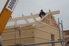 Construction neuve d'une maison à ossature bois