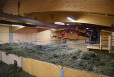 Hay drying hall in NUR-HOLZ construction